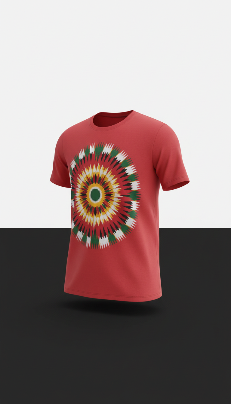 Crew-Neck Tee Bold Text