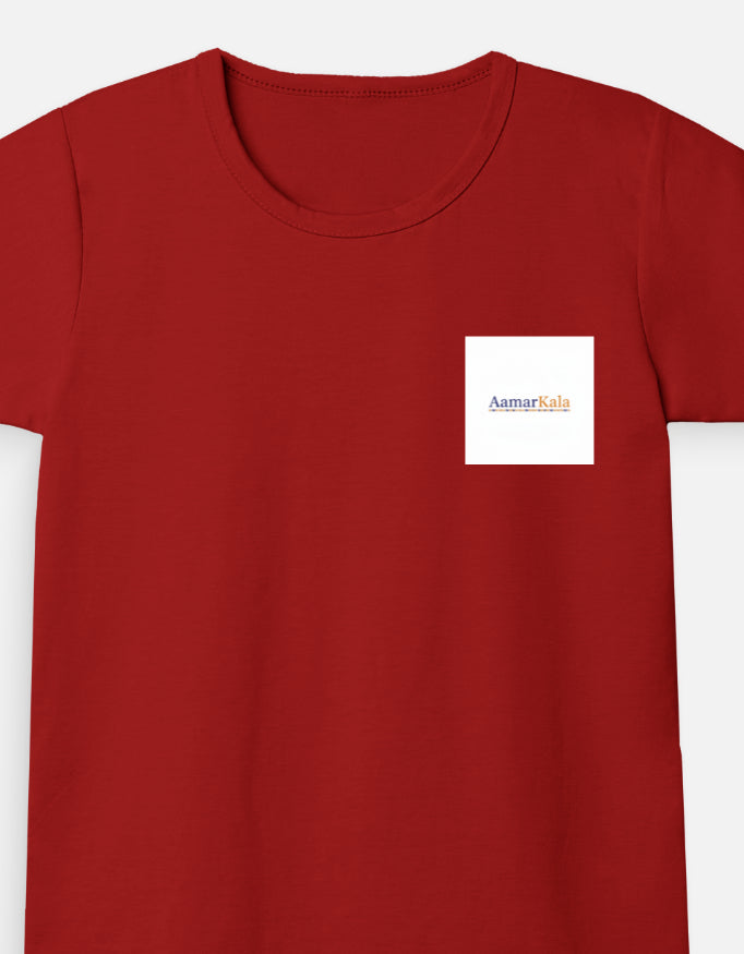 classic crew t-shirt for girls with Sambalpuri text