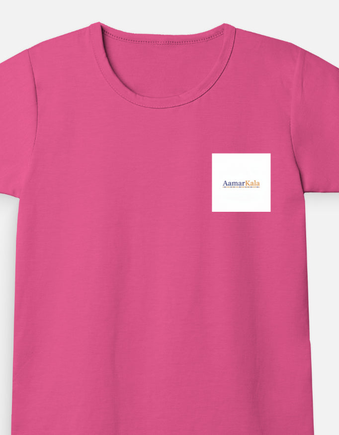 classic crew t-shirt for girls with Sambalpuri text