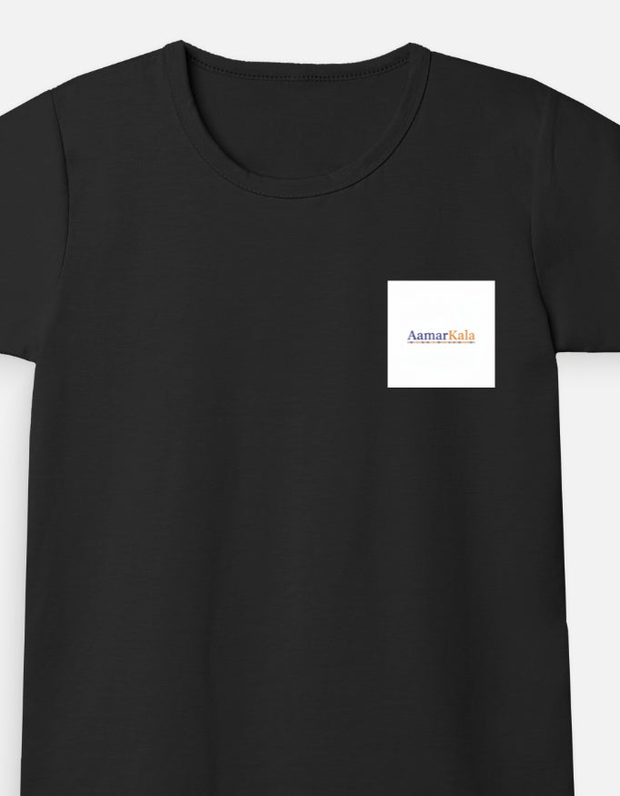 classic crew t-shirt for girls with Sambalpuri text