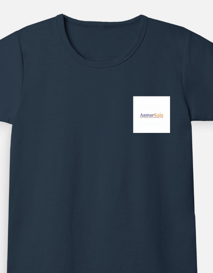 classic crew t-shirt for girls with Sambalpuri text