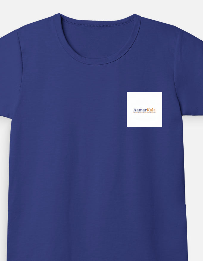 classic crew t-shirt for girls with Sambalpuri text