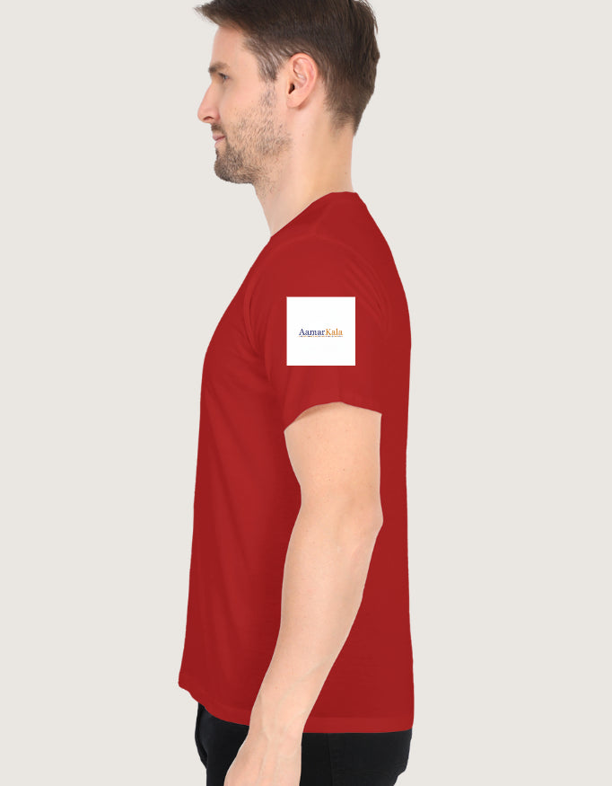 Sambalpuri V-Neck Tee – Men's