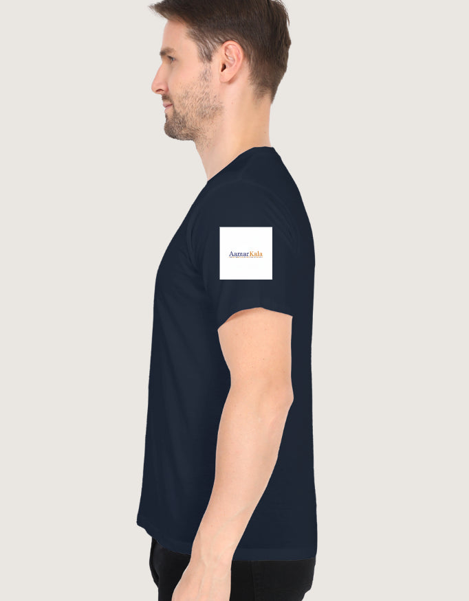Sambalpuri V-Neck Tee – Men's