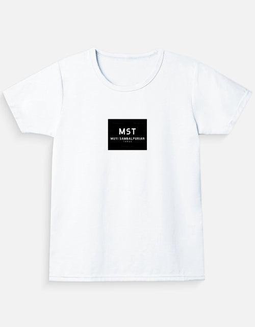 classic crew t-shirt for girls with Sambalpuri text