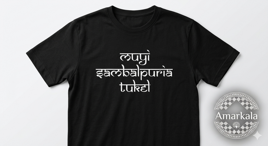 Western odisha Print on demand tshirt exclusive for ladies, sambalpurian tukel
